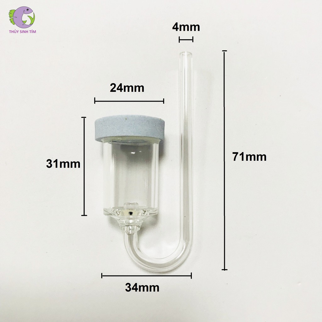 Cốc Sủi Oxy TWINSTAR Giúp Hòa Tan Bọt Khí