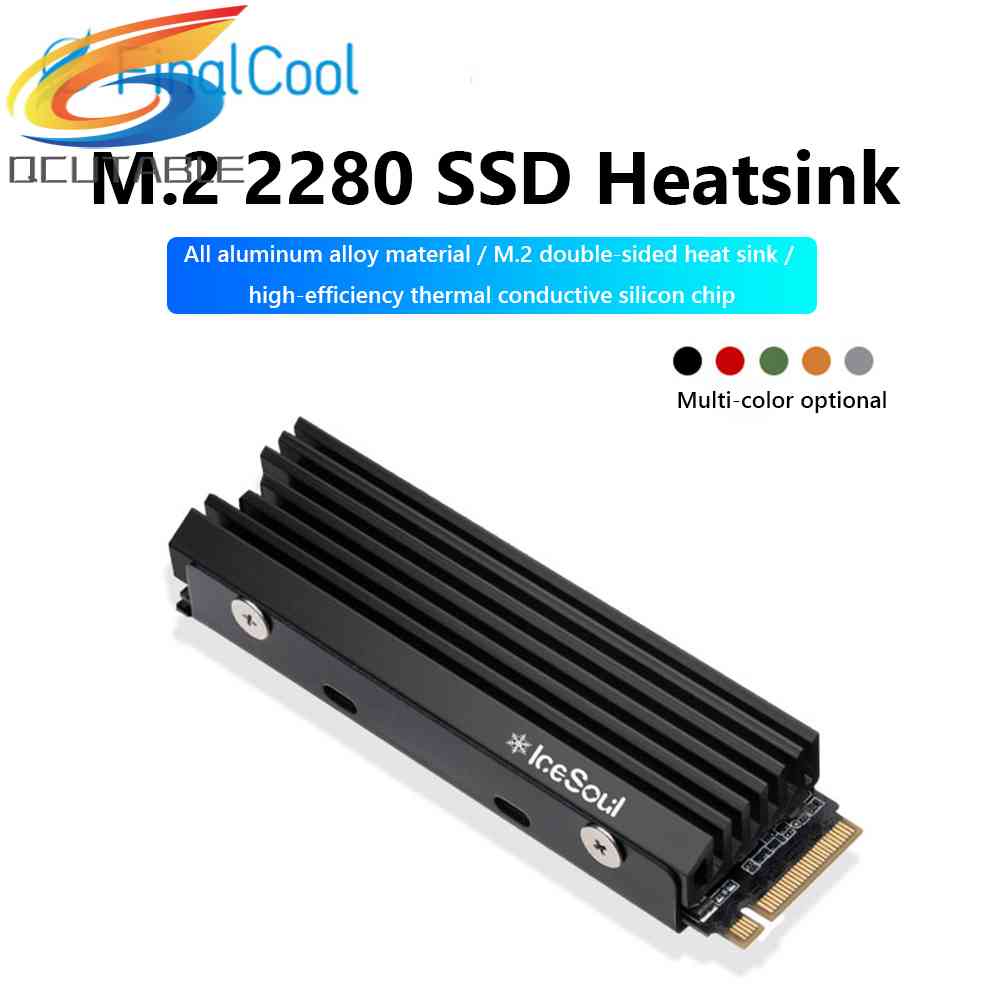 Đế Tản Nhiệt Ổ Cứng SSD FinalCool IceSoul 08 M.2 NVME NGFF 2280