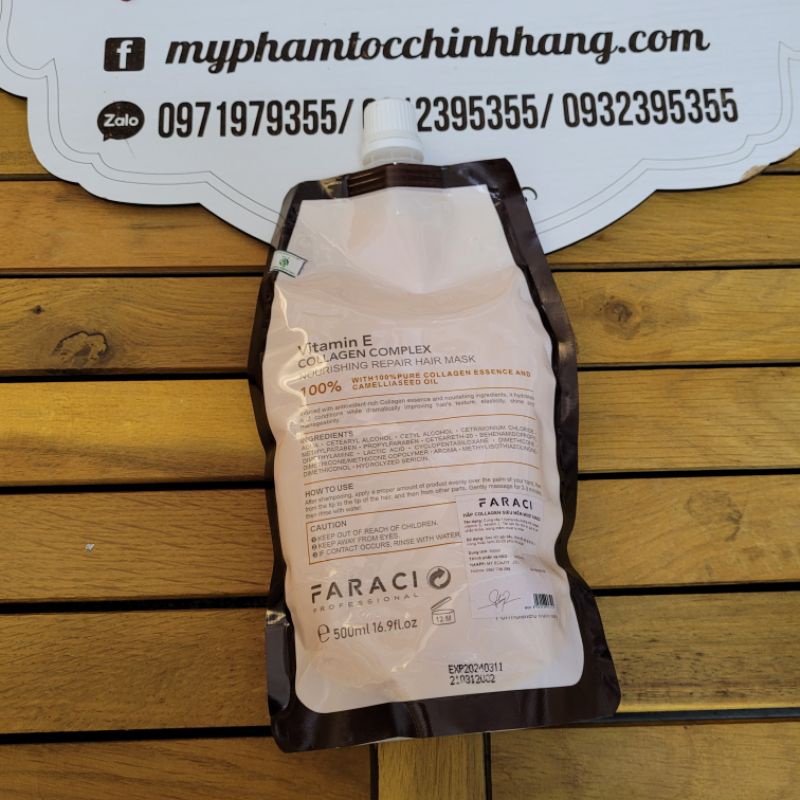 Dầu hấp tóc Faraci siêu mềm mượt 500ml