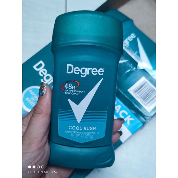 Lăn sáp khử mùi nam Degree Men Cool Rush - Cool Comfort mẫu mới - HÀNG MỸ - 76g - 2.7 oz