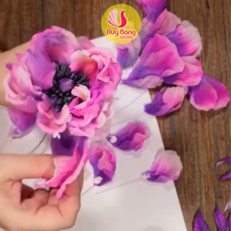 Keo dán cánh hoa vải chuyên dụng