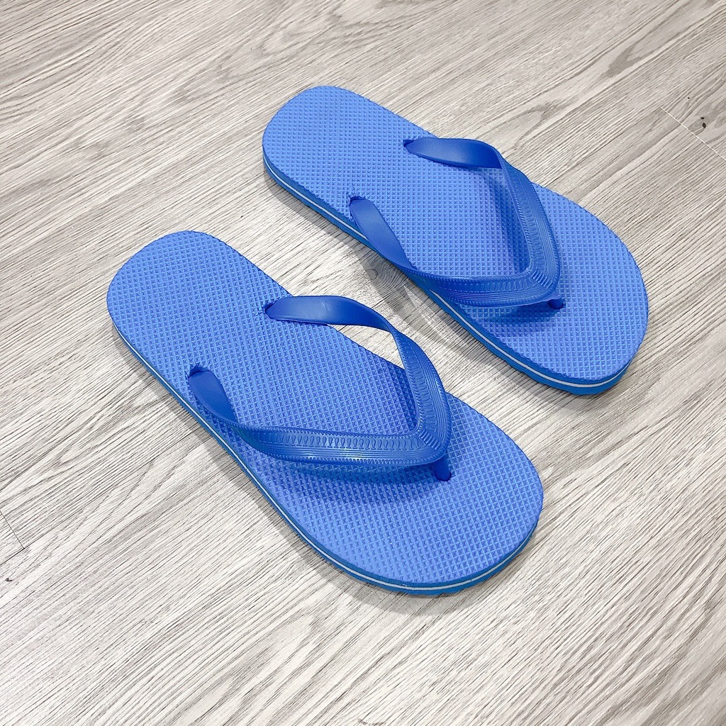 Dép kẹp xốp nữ dễ mang siêu bền chống nước chống trơn trượt cực tốt 2 màu xanh, trắng - Chị Chảnh Store