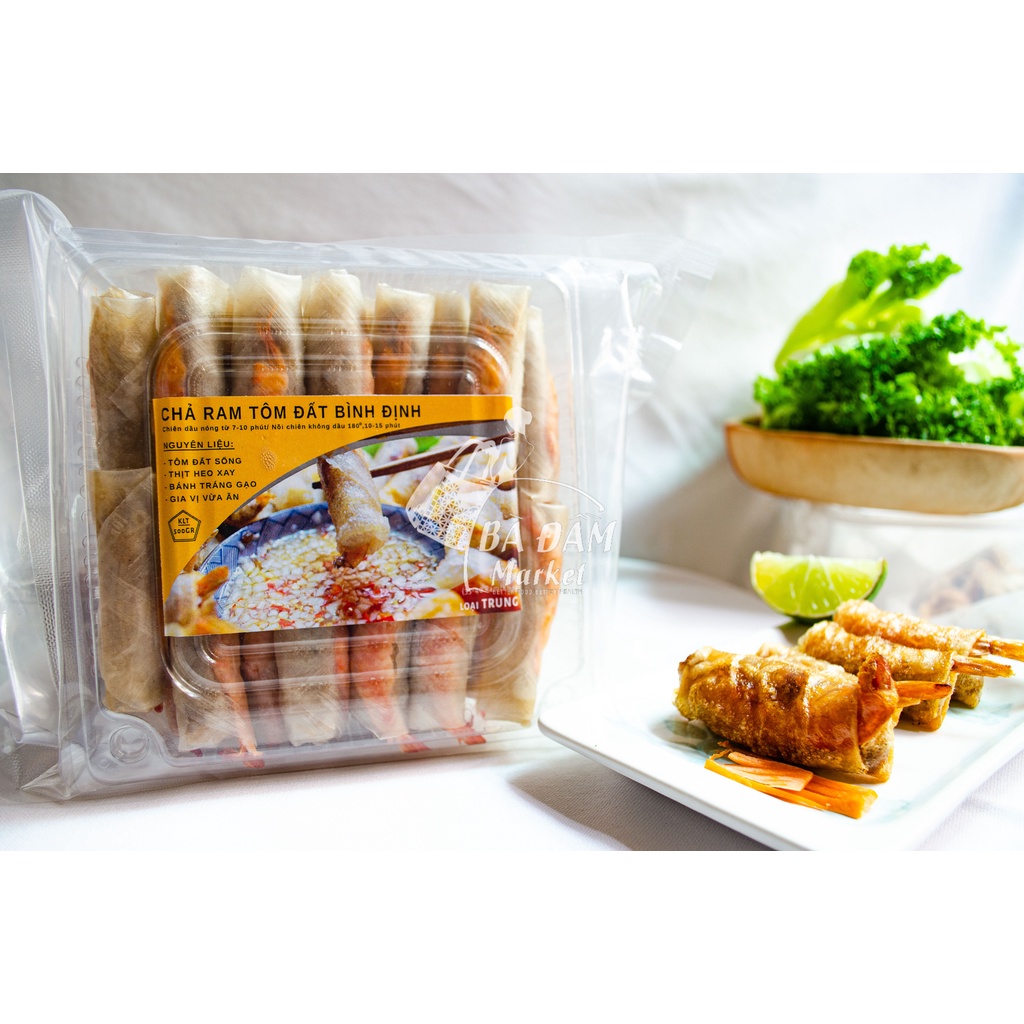 Combo 2 khay Chả ram tôm đất đặc sản Bình Định 500gr * 2