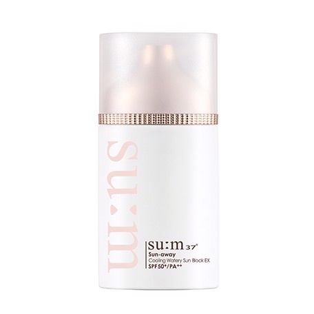 Lọ kem chống nắng Sum 37 là mát da, cấp ẩm cho da - Su:m37 Sun-Away Cooling Watery SPF50+ PA++ 50ml