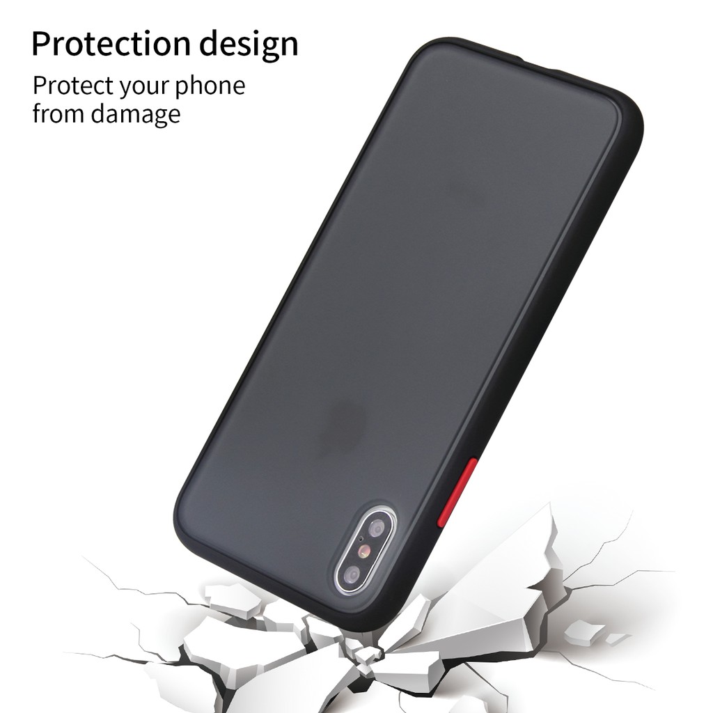 Ốp lưng silicone + PC chống sốc cho iPhone 11 pro max iphone 11 case cover X XS Max XR 7 8 6 6s Plus iPhone SE 2020