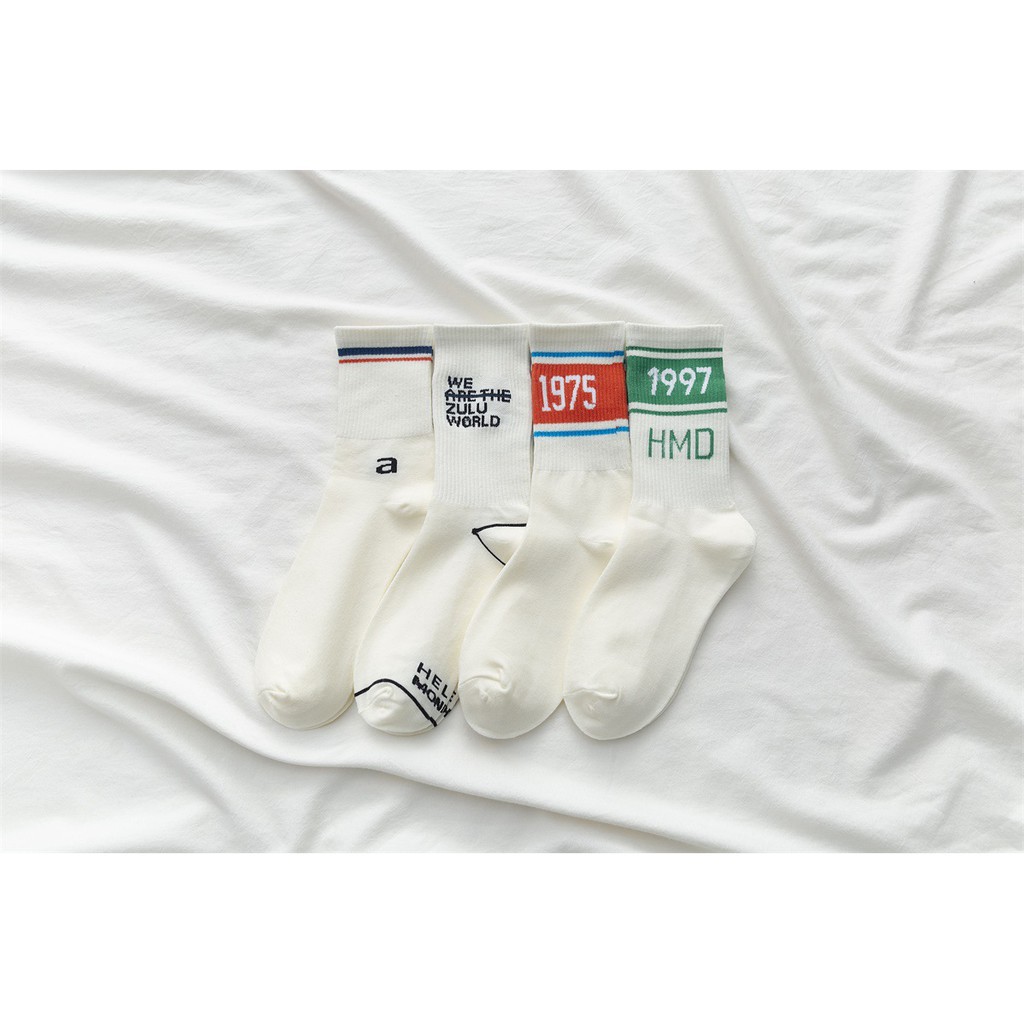 Tất nam nữ thể thao phong cách Unisex trẻ trung năng động - T04
