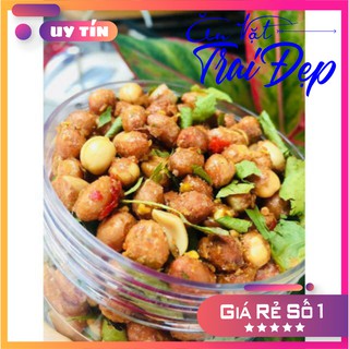 Đậu Phộng Tỏi Ớt Lá Chanh hủ Pet 500g - Trai Đẹp Snack