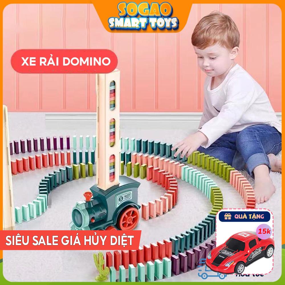 Domino Xe Thả Domino Thông Minh Sogao Xếp Thành Hàng Tự Động Có Đèn