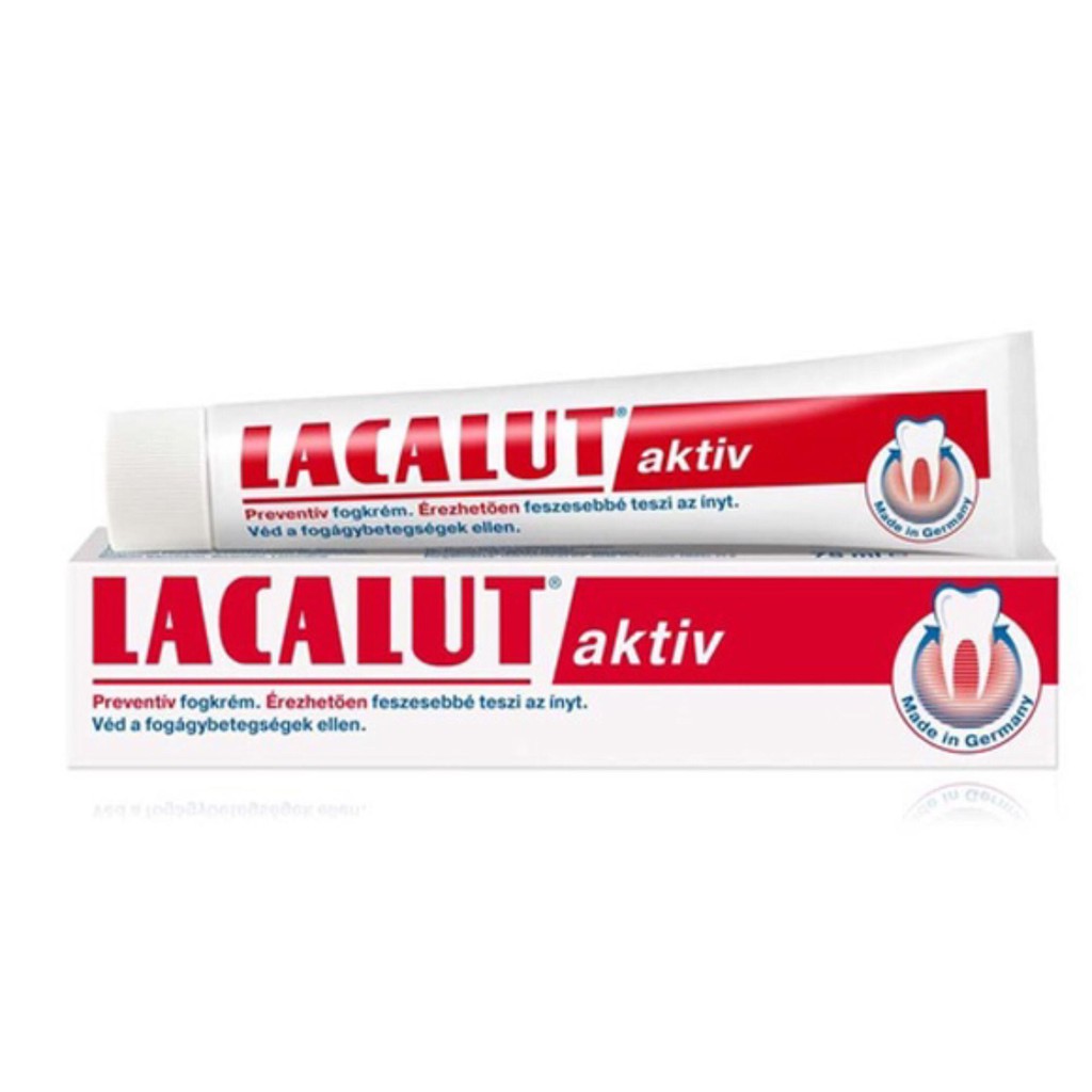 Kem đánh răng chống chảy máu chân răng LACALUT aktiv 75ml