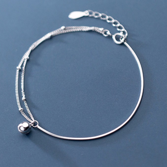 Vòng Tay Nữ Bạc ITALY S925 Màu Trắng Bạc Cao Cấp L2494 Bảo Ngọc Jewelry | BigBuy360 - bigbuy360.vn