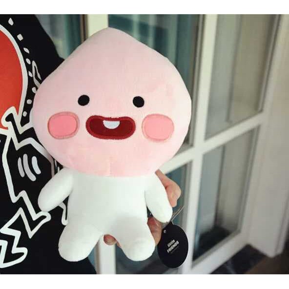 Gấu bông Kakao Apeach dạng ngồi, bé đào Little Apeach