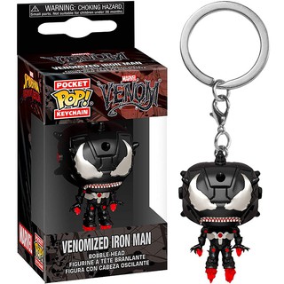 Funko Pop! Móc khóa 《 Marvel: Iron Man 》 Phiên bản Venom Iron Man Vinyl Hình Móc khóa
