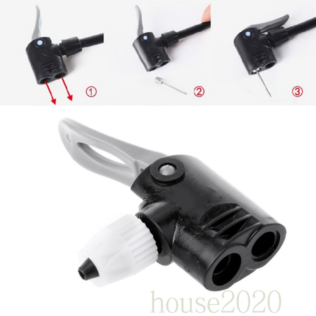 Set 2 đầu nối van bơm bằng nhựa nhỏ gọn tiện dụng để bơm hơi cho xe đạp 2020