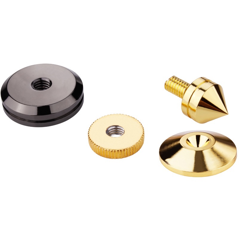 Set 4 Phụ Kiện Loa Màu Vàng Có Chân Đứng Cách Ly Chuyên Nghiệp