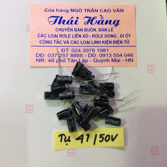 Tụ hoá 47 M/50 v (100 chiếc)