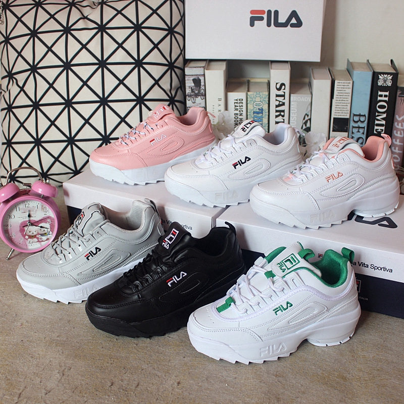 Giày thể thao fila disruptor II sành điệu chất lượng cao cho nam nữ