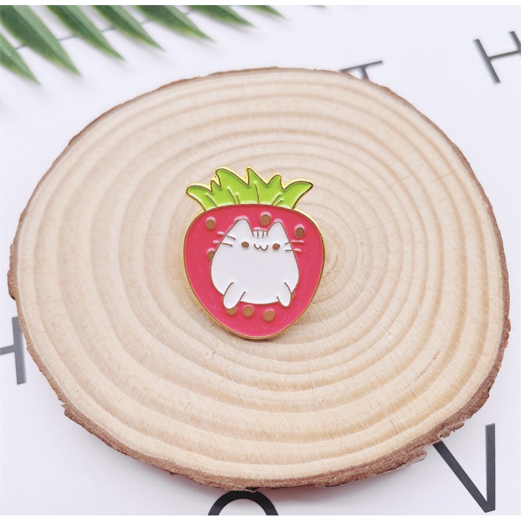 Huy hiệu balo, enamel pin cài áo bữa tiệc sinh nhật của Mèo │ kim loại chống rỉ sét │ xem thêm ở phần MÔ TẢ SẢN PHẨM