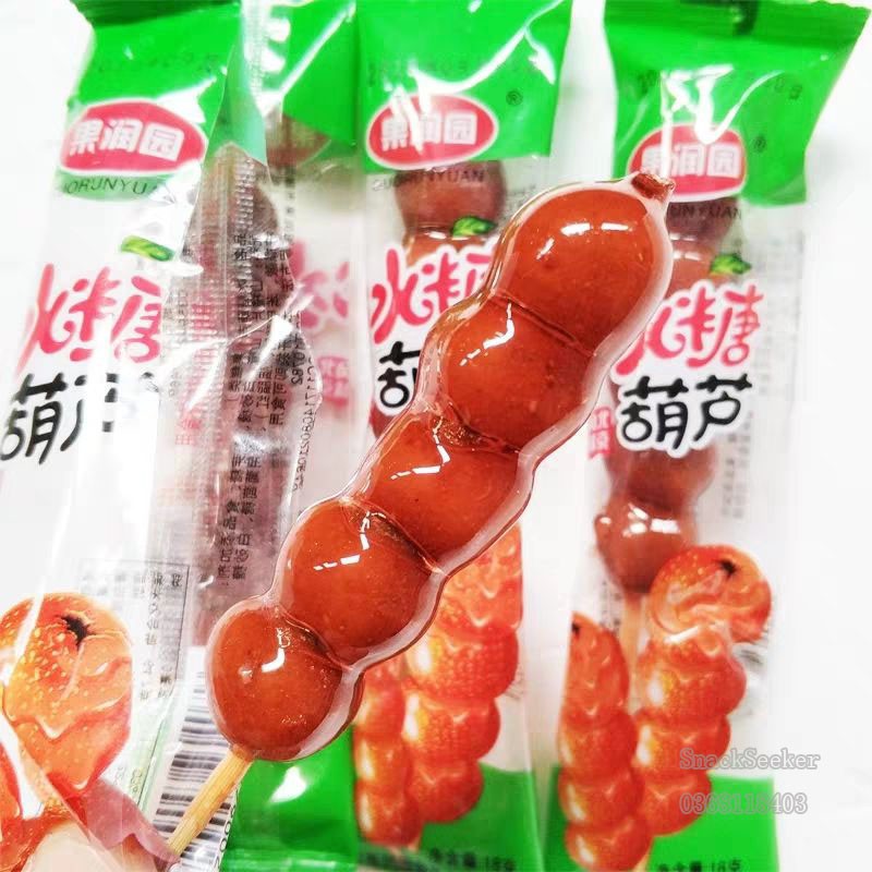 Kẹo Hồ Lô Bọc Đường - Snackseeker - Đồ ăn vặt Trung Quốc, bánh kẹo ăn vặt