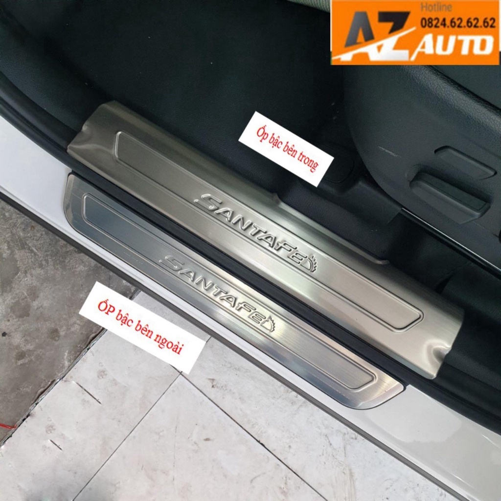 ỐP BẬC CỬA  , NẸP CỬA HYUNDAI SANTAFE 2019-2022