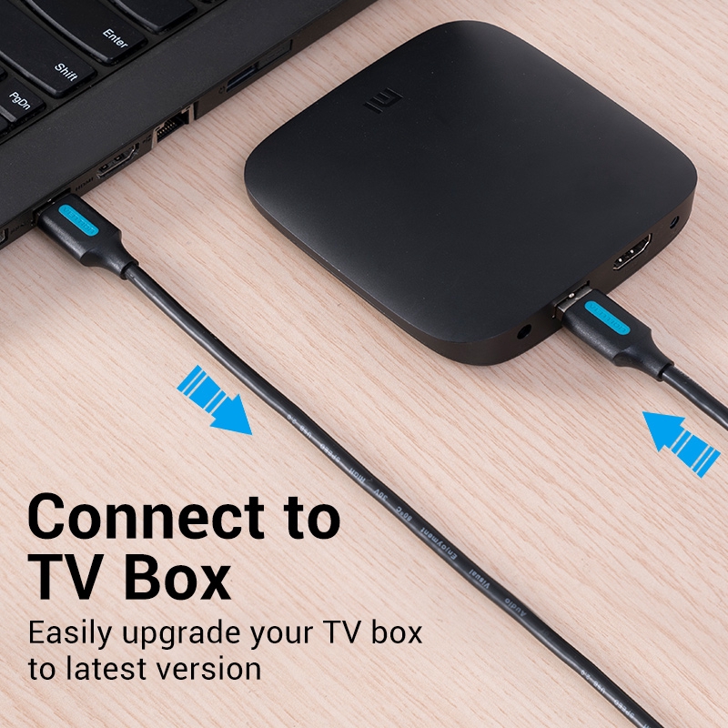 Cáp Vention Kết Nối USB 3.0 Type A Truyền Dữ Liệu Tốc Độ Cao Cho Laptop TV Thông Minh 2A 5Gbps
