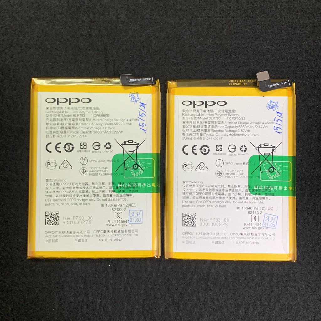 Pin Oppo Realme C11/C12/C15/BLP-793 Zin