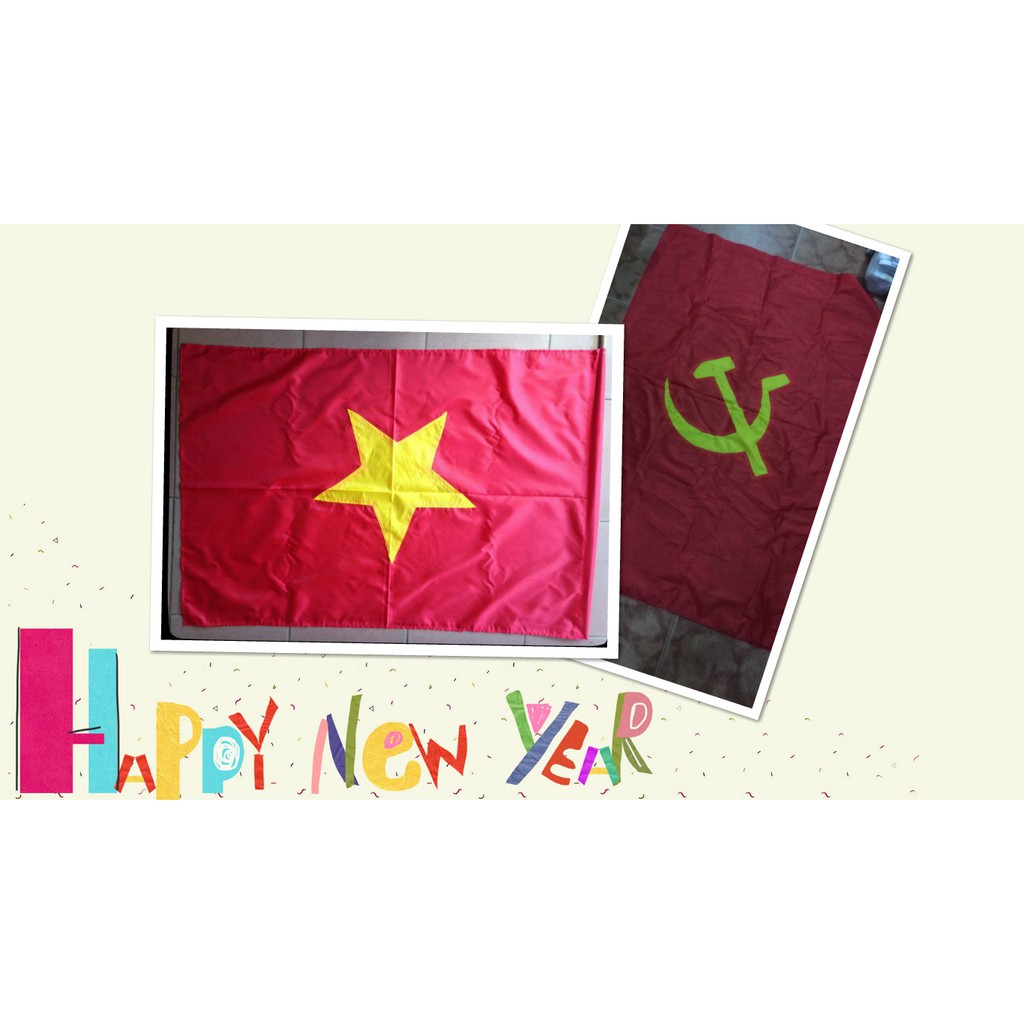 Combo Cờ đảng + Cờ nước  đại : 180k