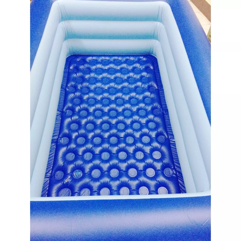 Bể Bơi Phao 3 Tầng Cho Bé Size 130-210 Tặng Kèm Keo Và Miếng Vá - Bảo Hành Uy Tín