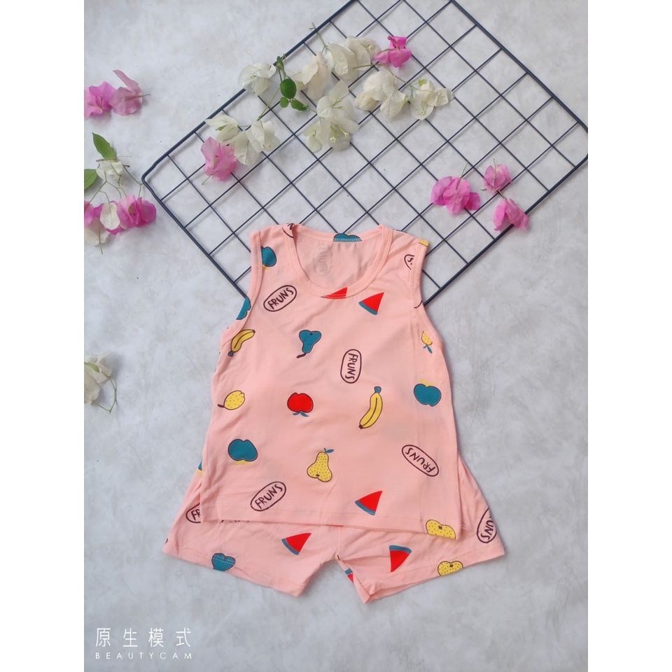 Bộ Ba Lỗ Chất Thun Lạnh Minky Mom Siêu Mềm Mịn Thoáng Mát Cho Bé Từ 5 – 16kg