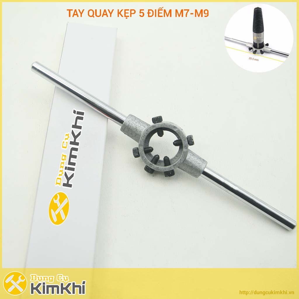Mũi tháo ống nước bị gãy Φ16-21 kèm tay quay 5 điểm kẹp M5 - M9 thông minh, tiện dụng