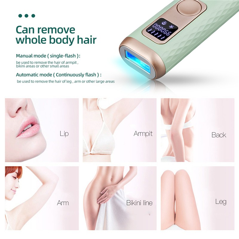 Máy tẩy lông Laser lạnh CkeyiN MT125 IPL 990.000 lần làm mát se khít lỗ chân lông dùng cho cơ thể