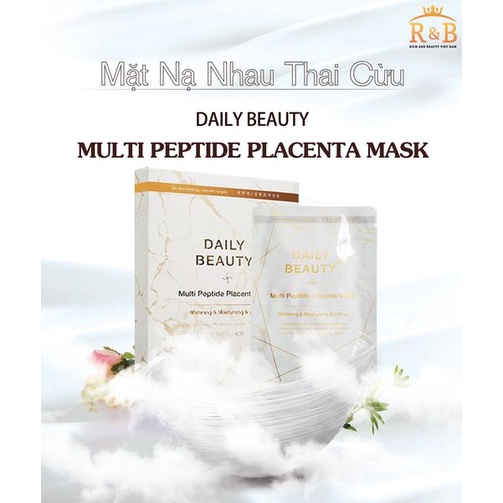 Mặt Nạ Nhau Thai Cừu Multi Peptide Placenta Mask Hàn Quốc