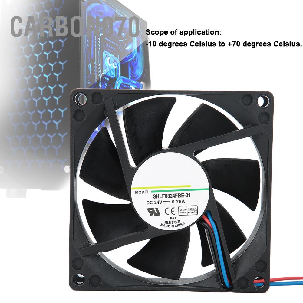 Quạt Tản Nhiệt Carbon070 Shf0824Fbe-31 DC 24V 3pin 4000RPM Với Bộ Điều Chỉnh Âm Lượng Không Khí Lớn