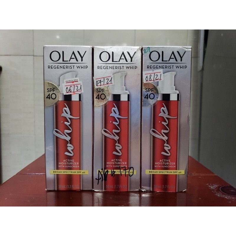 Thanh lý olay whip mỹ olay whip spf 25 spf 40