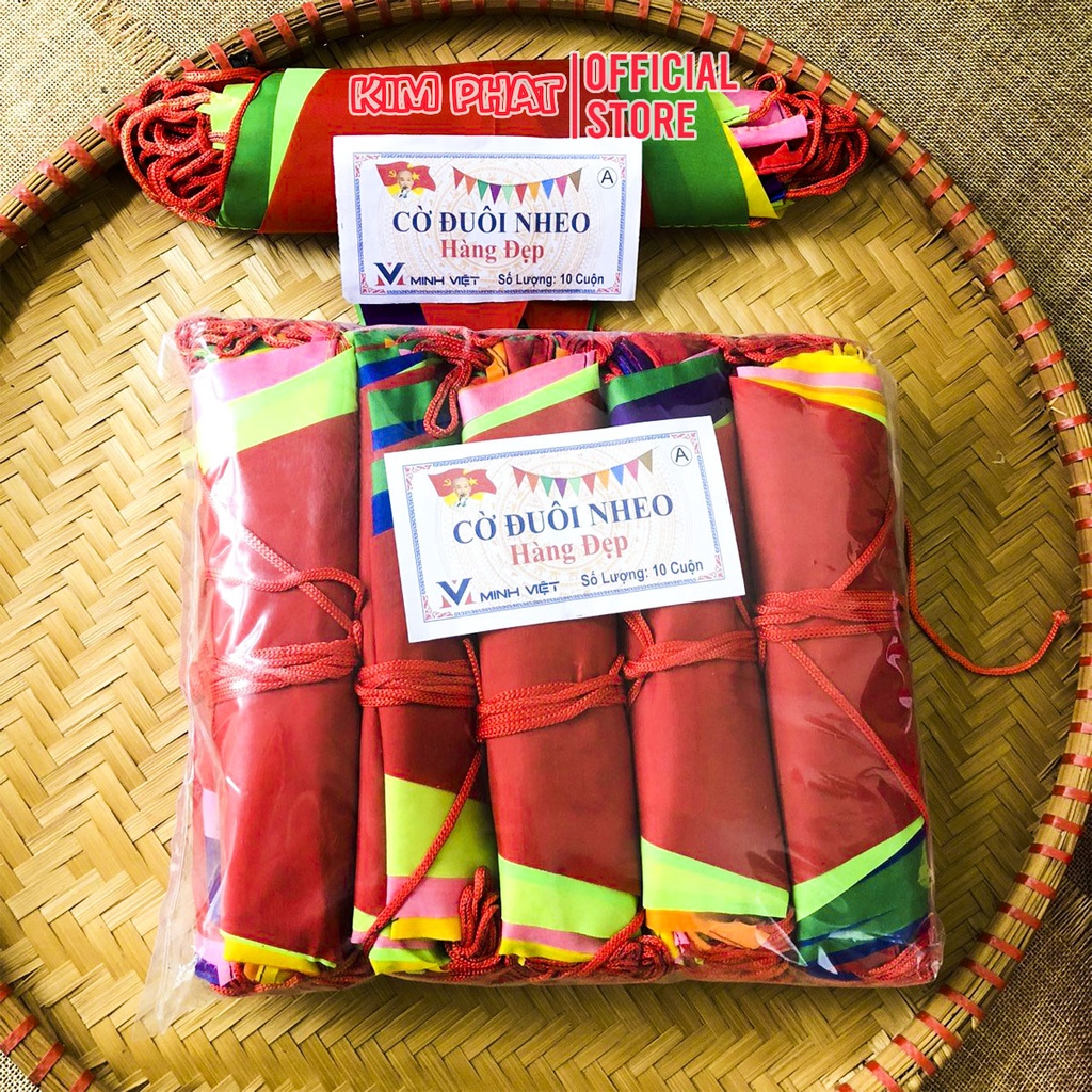 Cờ tam giác đuôi nheo 12 Lá Trang Trí Tết, Lễ hội