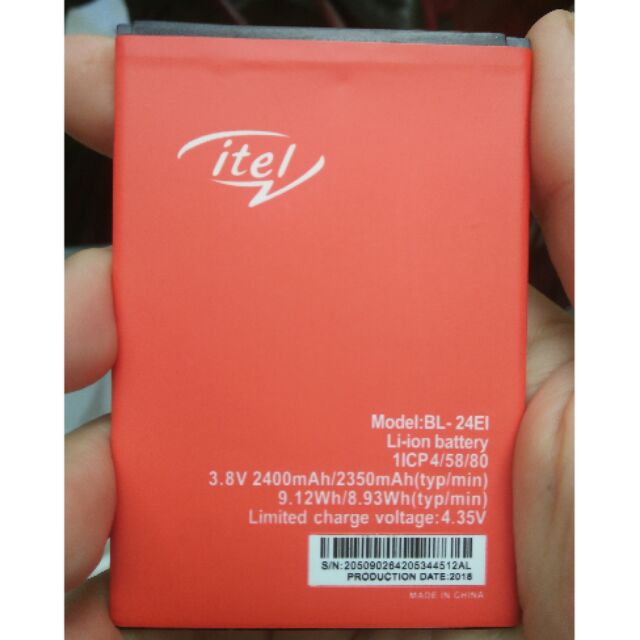 Pin Itel A13, A22, A40, A41, A41plus, A43, A44, 
S11, S11plus, S13, S31,1508, 1508plus