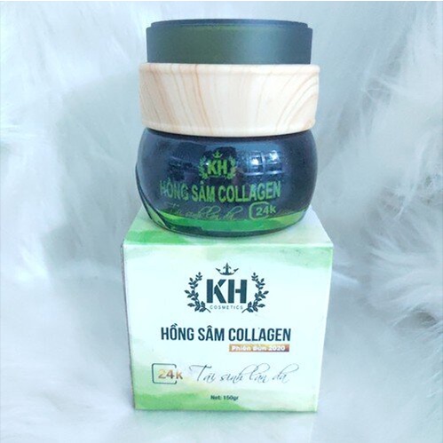 Mặt nạ hồng sâm Collagen Kim Hoàng +Mặt nạ hồng sâm Kim Hoàng 24k