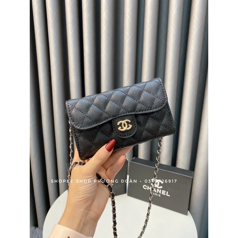 XẢ KHO- Ví cầm tay có dây đeo trần ô full box size17- 20cm vừa PLUS | BigBuy360 - bigbuy360.vn