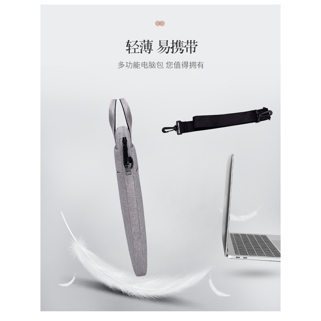 FREESHIP 99K TOÀN QUỐC Túi laptop thời trang slimfit ngang chéo size 13 đến 15.6 inch | BigBuy360 - bigbuy360.vn