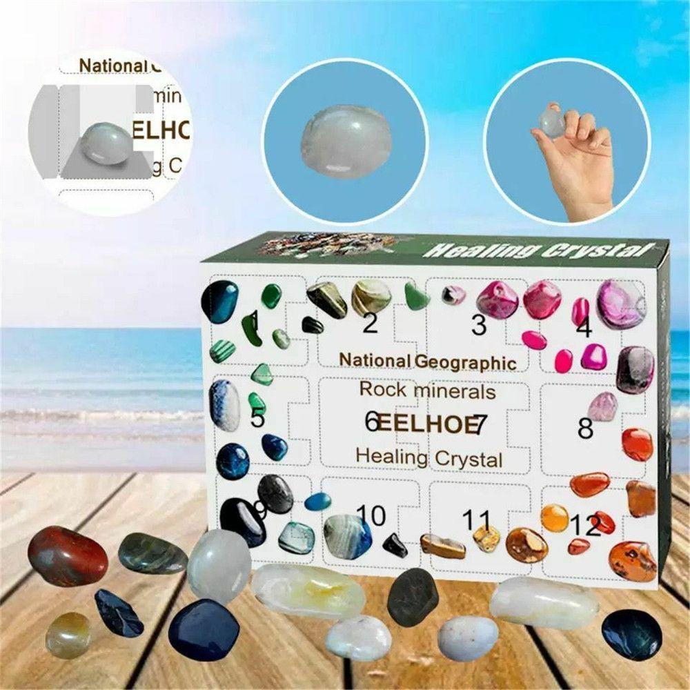 LAKAMIER Bộ Đồ Chơi Giáo Dục Gồm Lịch Và Đá Pha Lê Cho Trẻ Em