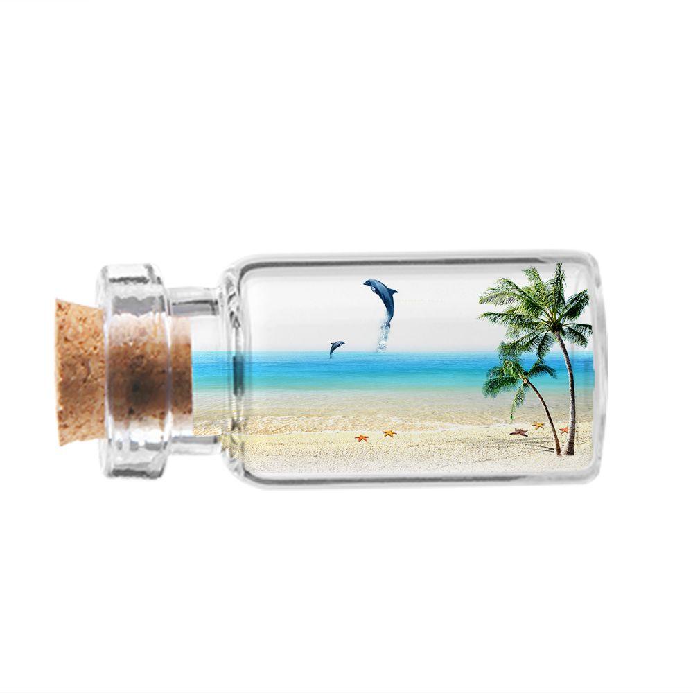Set 10 Lọ Điều Ước Bằng Thủy Tinh Rỗng Kèm Nút Bần