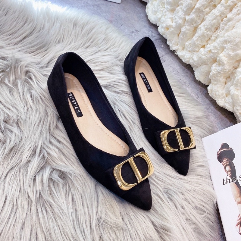 GIÀY BÚP BÊ PHỐI KHOÁ CD SIÊU HOT