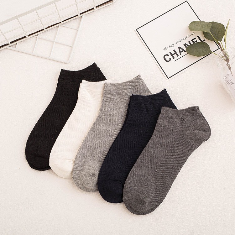 Combo 10 đôi tất nam nữ 01 - vớ unisex Trơn đơn giản