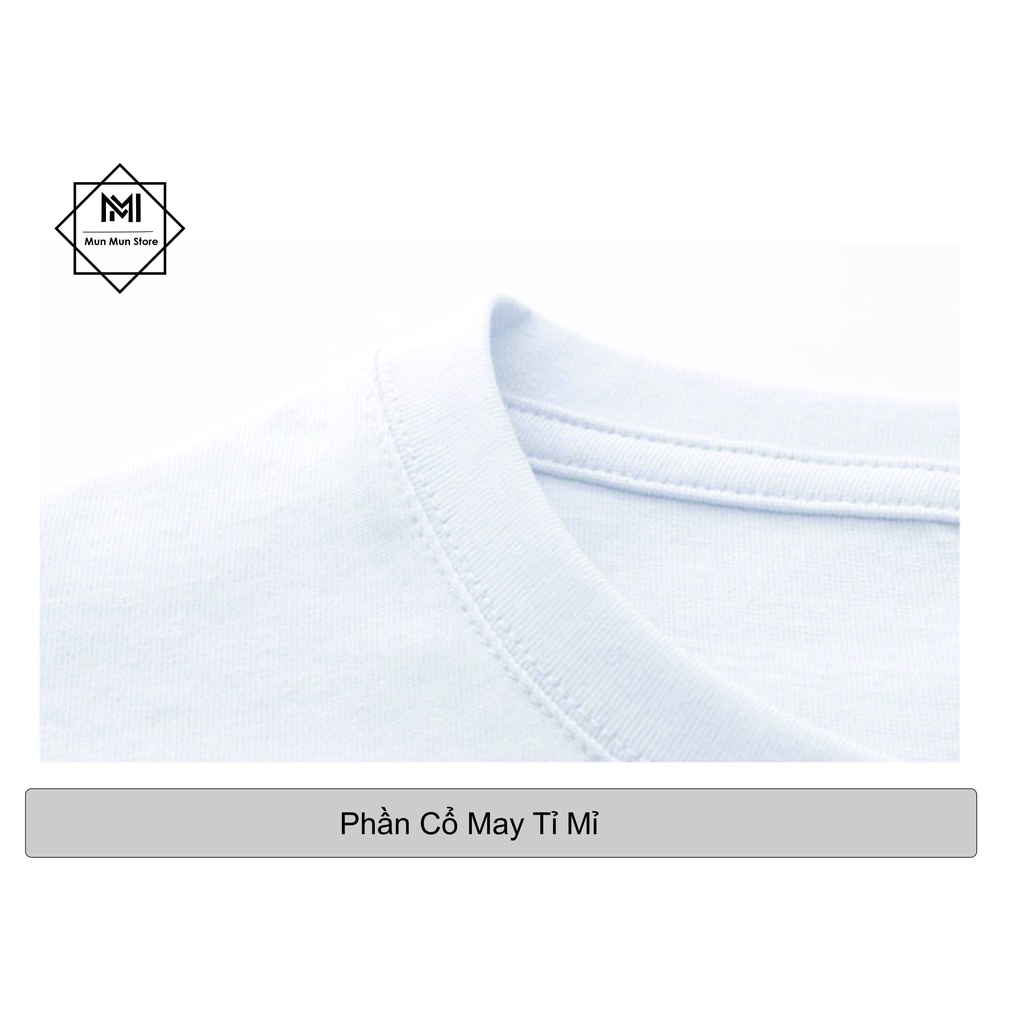 Áo Thun Unisex Form Rộng Tay Lỡ MunMunStore, Áo Phông Nam Nữ Oversize L04