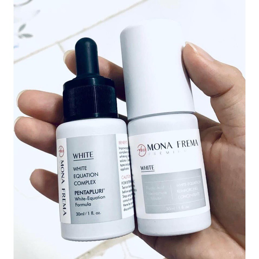 [CHÍNH HÃNG] KEM DƯỠNG TRẮNG DA MỜ THÂM SẠM NÁM MONA FREMA WHITE EQUATION REINFORCING CONCENTRATE 30ml