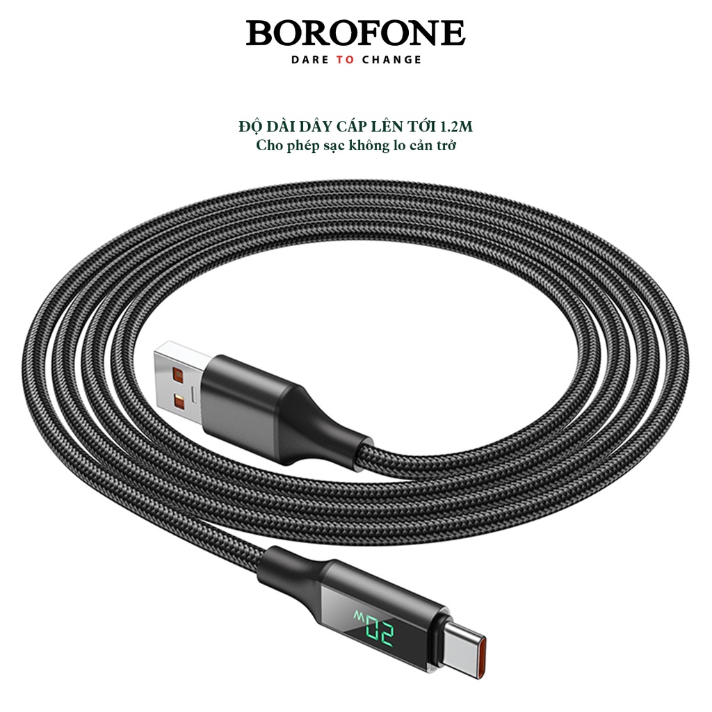 Dây sạc Borofone BU32 Exclusive dài 1.2m - AK Mobile