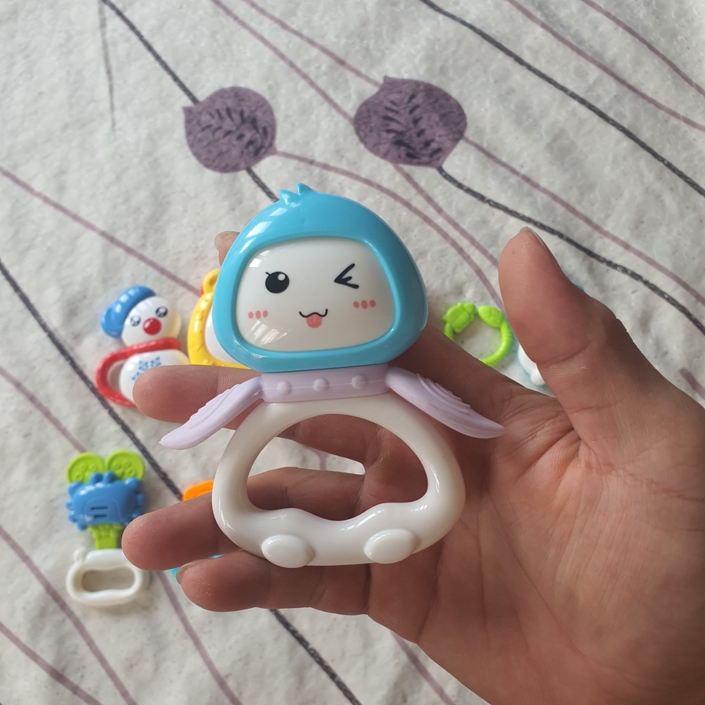 Xúc Xắc Gặm Nướu Cho Bé 𝑭𝑹𝑬𝑬𝑺𝑯𝑰𝑷  Đồ Chơi Cho Trẻ Sơ Sinh