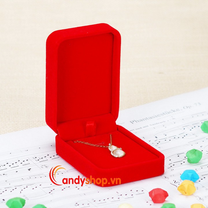 Hộp đựng dây chuyền vải nhung V3 bởi candyshop88 | BigBuy360 - bigbuy360.vn