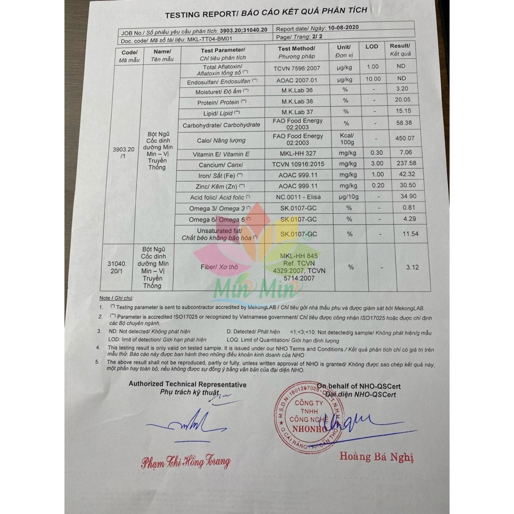 Ngũ Cốc MIN MIN Lợi Sữa 1 Hộp (500gr) mẫu mới 29 loại hạt - Ngũ cốc dinh dưỡng cho bà bầu MinMin