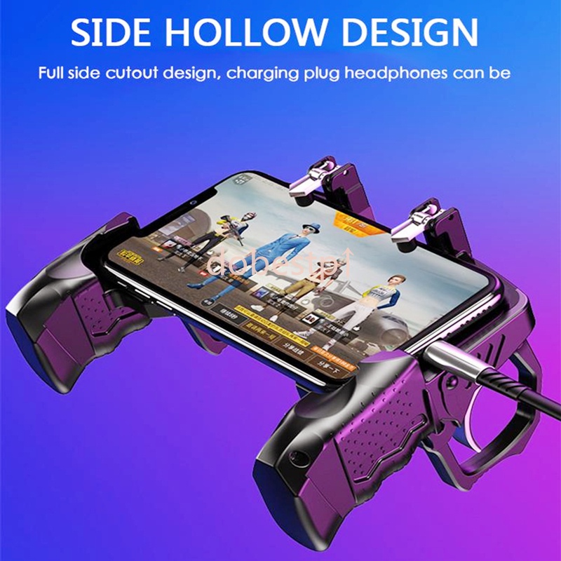 Tay cầm chơi game PUBG 4 ngón tiện dụng trên điện thoại 4.7-6.5"
