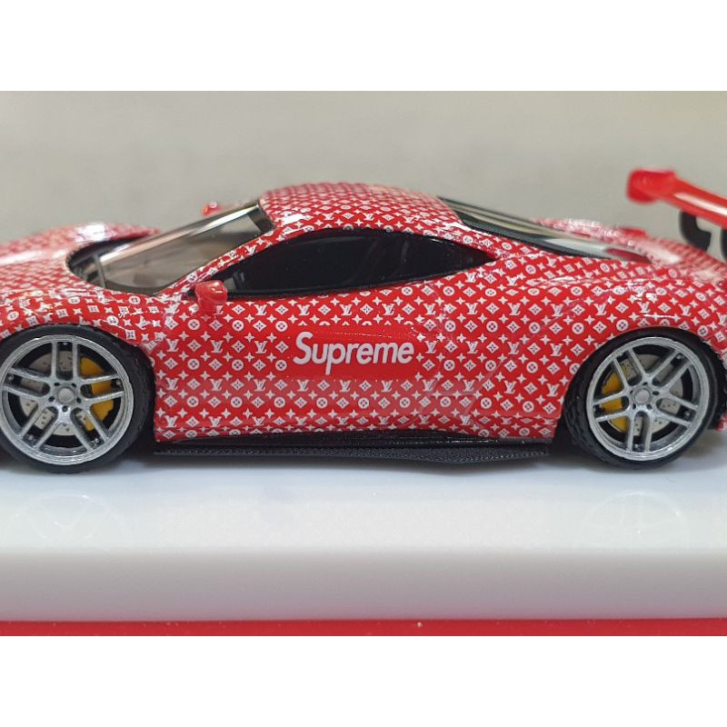 Xe Mô Hình Ferrari 458 Superme 1:64 Scale Mini ( Đỏ Superme)